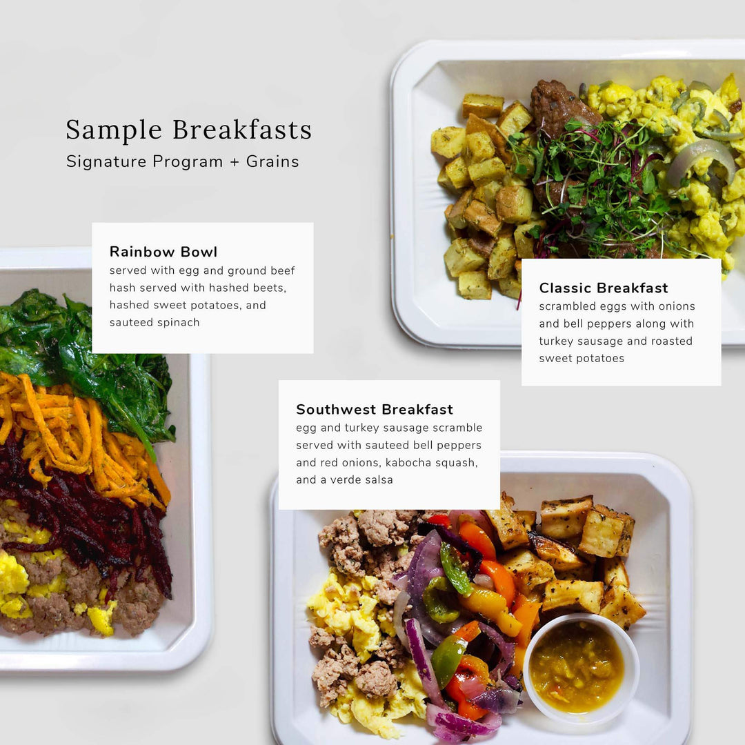 Sample Breakfast Meal Prep